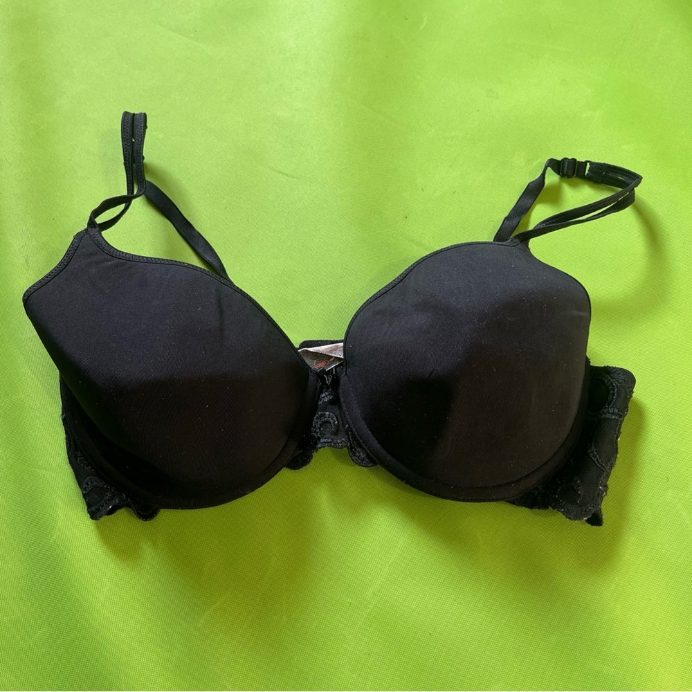 36C‎ Le Mystere Lace Full-Busted Bra black underwire 0904
